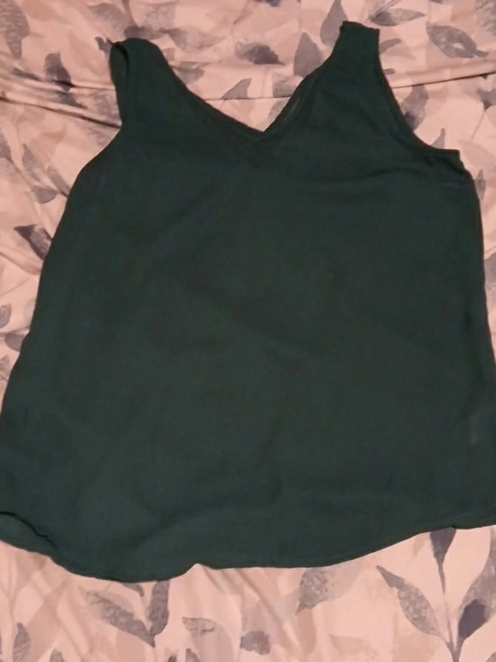 Maurices Dark Green V-Neck Camisole Tank